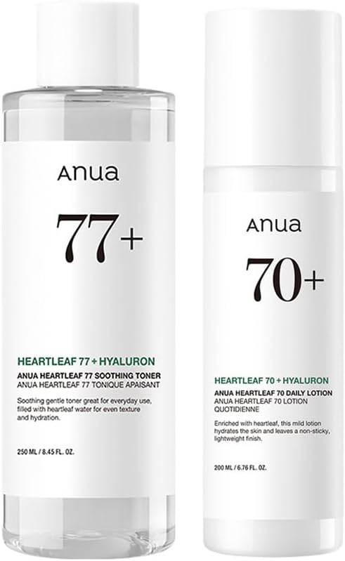 ANUA(Anua) Dokdam Soothing 2STEP Set (Toner + Emulsion) Fluctuating Skin Soothing Care Set Moisturizing Hydration All-in-One Rich Toner Hydration Feeling Plentiful Moisturizing Hydration Oily