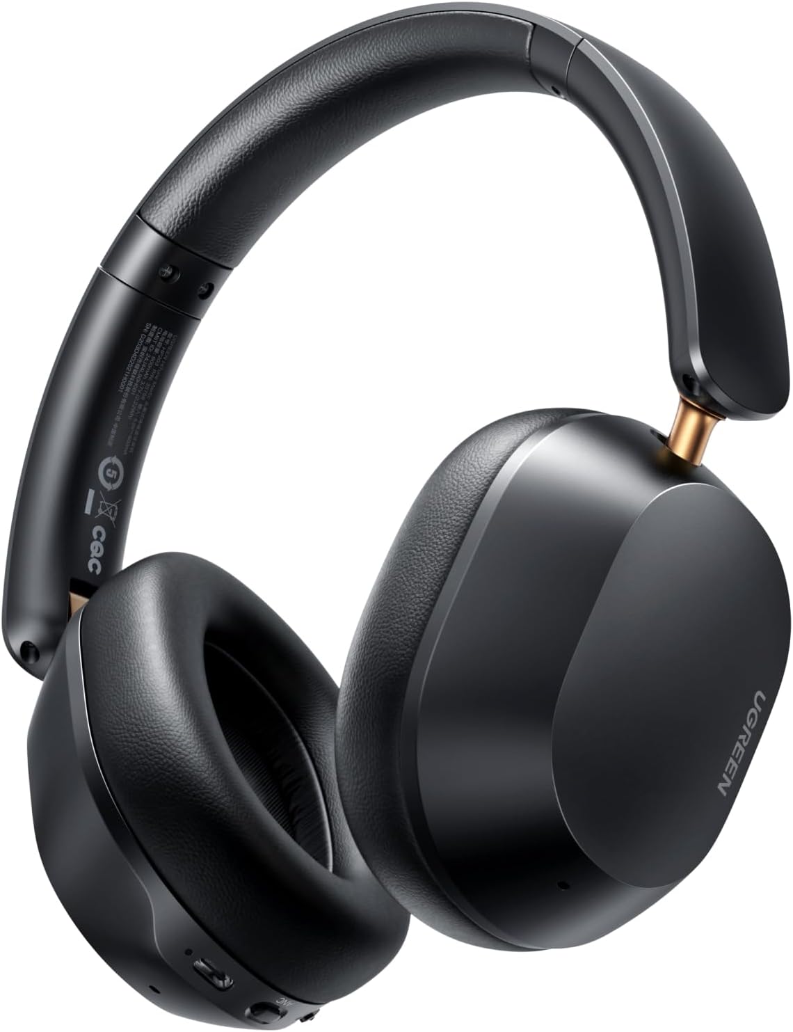 UGREEN HiTune Max5c Bluetooth 5.4 Over-Ear Headphones Up to 75 Hours Playtime LDAC High Resolution Neo-Can, Black