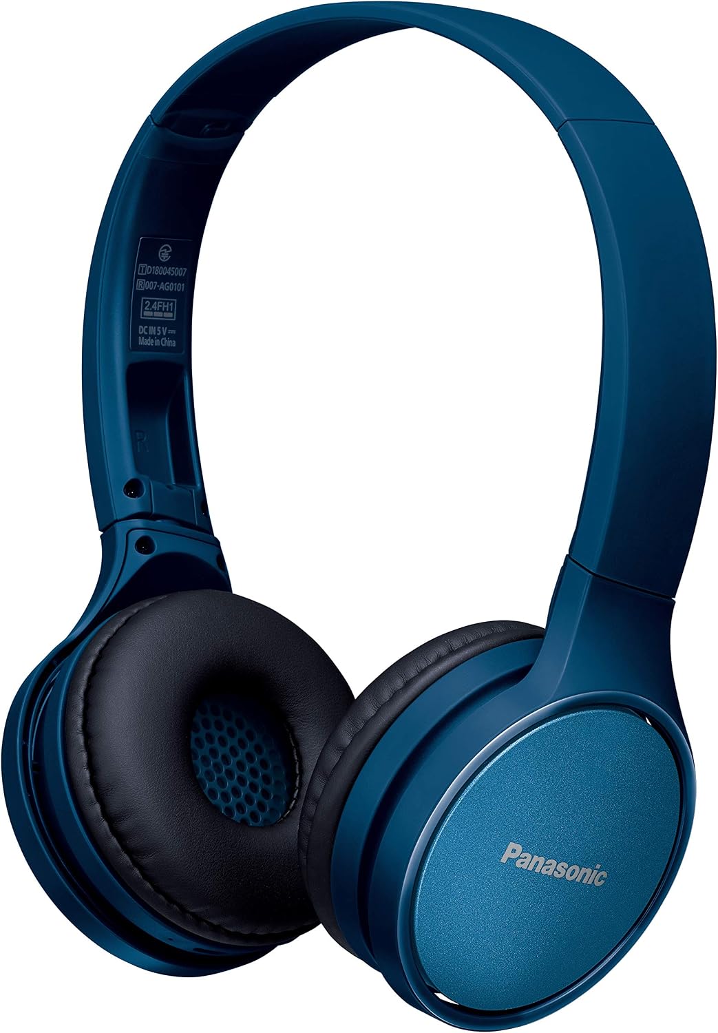 Panasonic RP-HF410B-A Enclosed Wireless Bluetooth Headphones, Blue