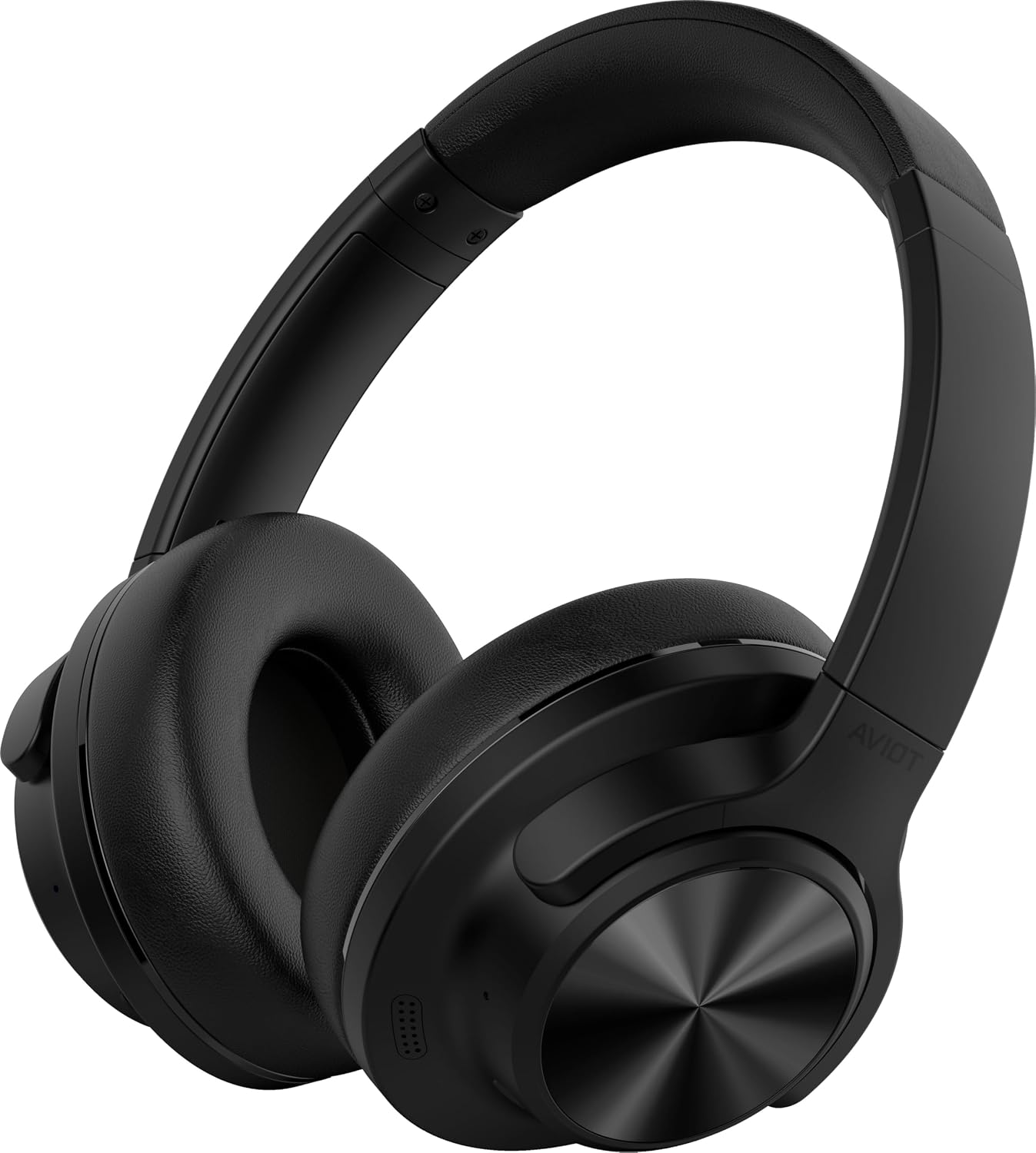 AVIOT WA-V1 Adaptive Hybrid Noise Cancelling Wireless Headphones Up to 120 Hours Playtime LDAC High Resolution Support (Black)